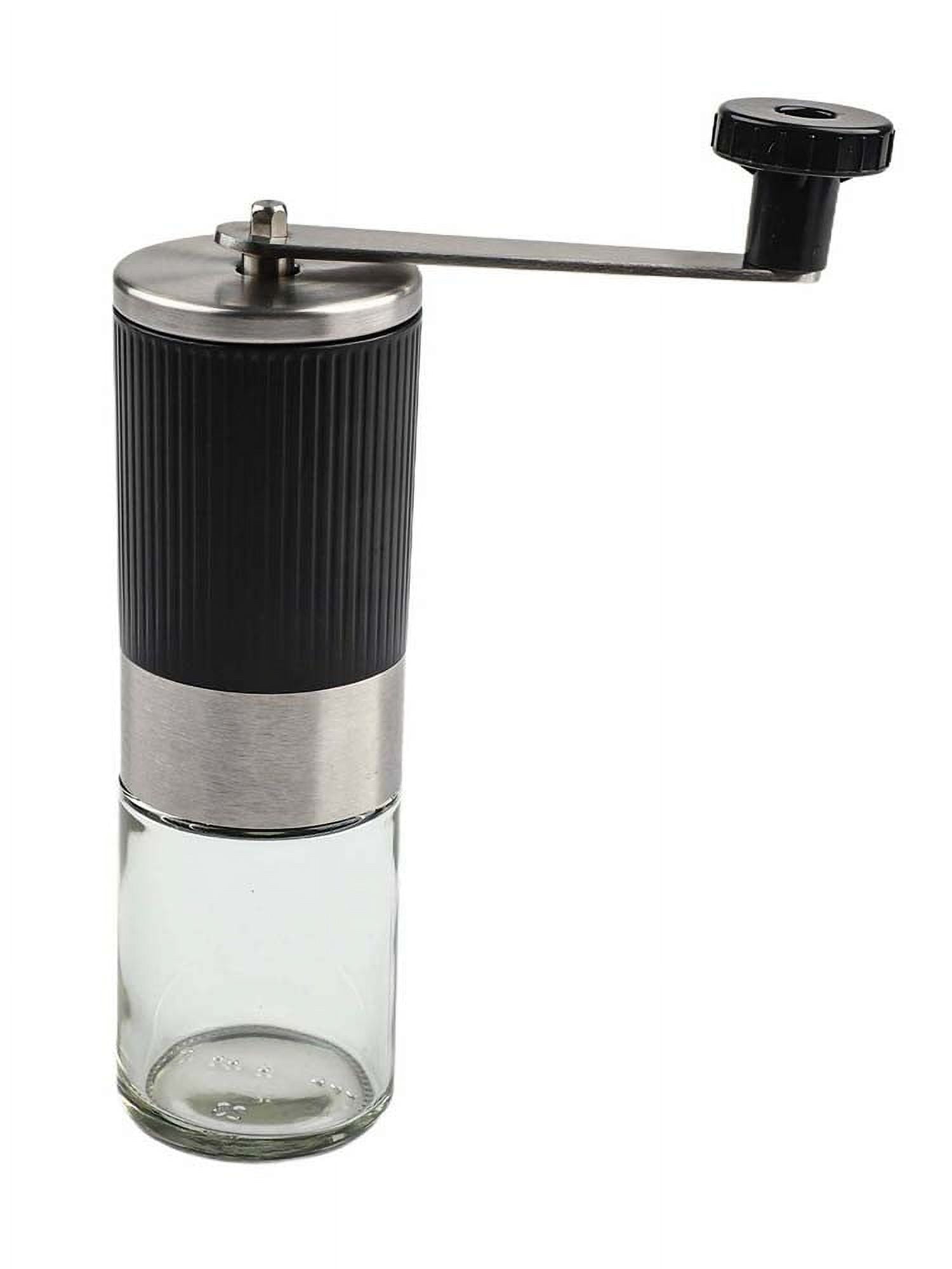 Stainless Steel Manual Coffee Grinder, Adjustable for Espresso,Drip Coffee