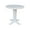 White, variant on 36" Round Solid Wood Top Pedestal Dining Table in Distressed Oak