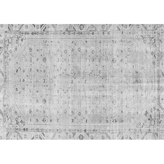 Ahgly Company Indoor Rectangle Persian Gray Traditional Area Rugs, 4' x 6'