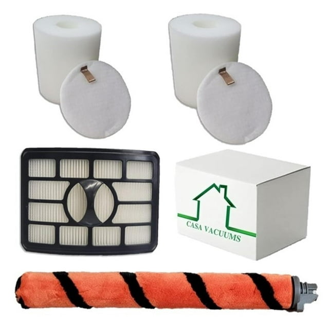 Kit de filtros 2+1 + cepillo giratorio suave compatible con la aspiradora vertical Shark Rotator Pro con Lift-Away, DuoClean y cepillo giratorio autolimpiable ZU780, ZU782 y ZU785. Sustituye a XFF500,
