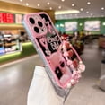 thumbnail image 3 of Funda Pretaco para iPhone 15 Pro con diseño de gato y gafas de sol adorables, 3 of 8