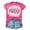 Pink, variant on MOUSYA Breast Cancer Shirts for Women Pink Ribbon Breast Cancer Awareness T-Shirt Short Sleeve Fall Tee Top