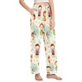 thumbnail image 2 of Dailycode Women's Pajama Pants Wide Leg Lounge Pj Bottoms With Pockets Sun and Kids, 2 of 7