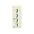 thumbnail image 1 of Tops Time Cards , Weekly, 1-Sided, Numbered Days, 3-1/2" x 9", Manila, Green Print, 500-Count (1252), 1 of 2