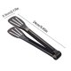 thumbnail image 3 of Pinzas de acero inoxidable para alimentos | Pinzas para barbacoa y repostería para carne, pan y hierbas | Utensilios de cocina reforzados para cocinar y servir, 3 of 6