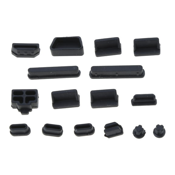 UNTERING 13PCS Plugs Soft Silicone Data Port USB Protector Set Laptop