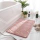 thumbnail image 1 of Alfombra de baño de mármol de 50 x 80 cm, antideslizante, color rosa, alfombra de baño ultra suave, lavable, alfombra de baño, alfombra absorbente de agua, alfombra de ducha, decoración para cocina,, 1 of 5
