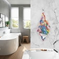 thumbnail image 2 of Yayeee 100% Cotton Hand Towels for Bathroom 16" x 28" Soft Absorbent Kitchen Towel, Light Colorful Circles, 2 of 7