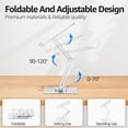 thumbnail image 4 of Urmust 360&deg; Rotating Laptop Stand for Desk Adjustable Height, Ergonomic Laptop Riser Standing Desk Converter, MacBook Stand, Computer Lap top Ris, 4 of 9