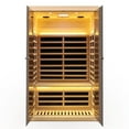 thumbnail image 4 of Premium Low EMF Far Infrared Sauna for Two Persons with Spacious Design Hemlock Wood Double Glass Doors Luxury Indoor Installation Focused on Safety and Comfort, 4 of 9