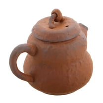 Worgeous Vintage Gourd Shaped Tea Pot With Infuser Handmade Ceramic Chinese Teapot Small Retro Teakettle For Home Use Decorative Tea Kettle