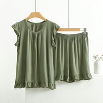 Wensltd Womens 2 Piece Summer Outfits Casual Crewneck Sleeveless Tank Tops and Shorts Loungewear Sets