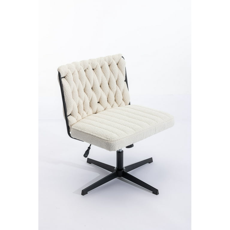 Velvet desk chair without wheels sales