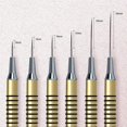 thumbnail image 3 of Nail Art Liner Brushes, 6-Piece Nail Art Painting Brush Set for Long Lines, Fine Details, Fine Painting, Size 5/7/9/11/20/25mm (Gold), 3 of 3