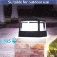 thumbnail image 4 of Lámpara de pilar para poste de luz, lámpara de puerta, lámpara de columna para exteriores, villa, IP65, impermeable, de aluminio, para jardín, paisaje, césped, puerta, valla, luz de, 4 of 5
