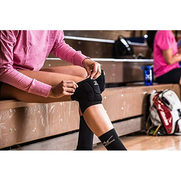 Mizuno lr6 black knee pads deals