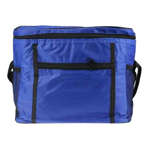 Bolsa aislante de tela Oxford para hielo, ideal para llevar, ideal para picnics familiares y almacenar alimentos frescos (azul)