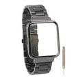 thumbnail image 1 of Bracelet de Remplacement Étanche en Acier Inoxydable Noir Bracelet Réglable pour Xiaomi Redmi Watch2 Lite, 1 of 9