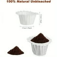 thumbnail image 6 of 300pcs Disposable Paper Coffee Filters, Keurig K Cup Paper Filters for Keurig Single Brewer Reusable Cups, K-cup Coffee Pods, Fits All Brands Reusable K Cups, 6 of 7