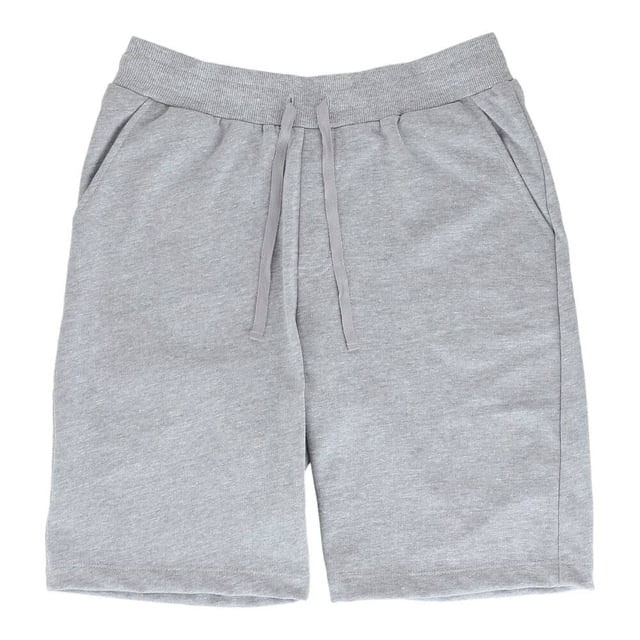Bermuda Simply Basic para Hombre, Básica Lisa Gris Jaspe Talla CH