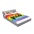 thumbnail image 2 of Ambesonne Pride Fitted Sheet & Pillow Sham Set, Watercolor Art LGBT, Full, Multicolor, 2 of 2