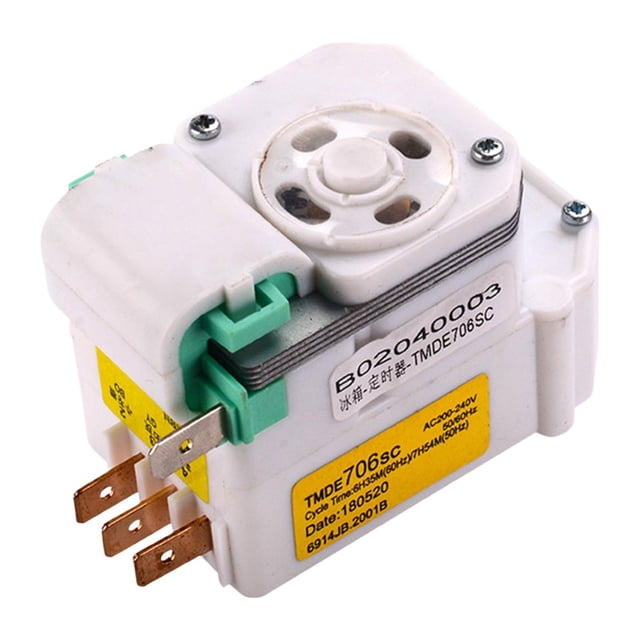 Luzkey Refrigerator Defrost Timer Commercial Refrigerator Part Easy Installation Sturdy Replace Tmde706SC Defrost Timing Controller