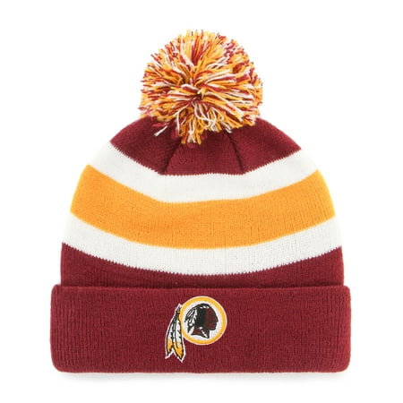 Nhl Fan - NFL Washington Redskins Breakaway Knit Beanie with Pom by Fan Favorite