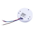 thumbnail image 3 of Interruptor de luz con sensor de movimiento PIR para techo, 110-220 V, 200 W, ultrafino, inducción infrarroja, ajuste de tiempo, blanco, 3 of 5