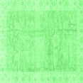 thumbnail image 1 of Ahgly Company Indoor Square Oriental Emerald Green Traditional Area Rugs, 6' Square, 1 of 4