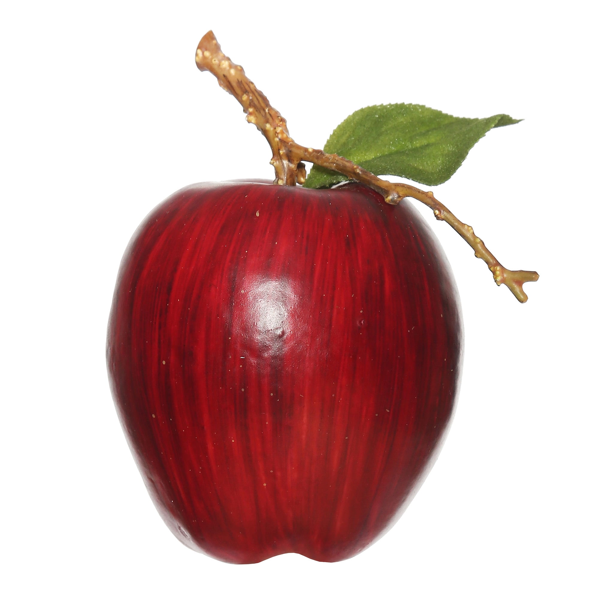 Vickerman 80MM Everyday Artificial Red Apple - Faux Fruit - 6 Pack - Realistic Accent For Home Or Office Decor - Maintance Free