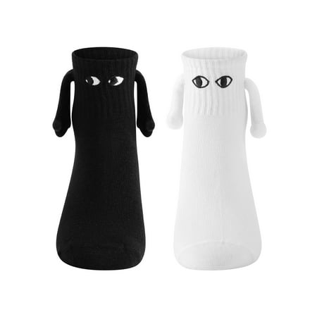

Zervatek Couple Novelty Socks Magnetic Holding Hands Socks Walking Socks