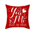 thumbnail image 1 of Housse de Coussin en Coton pour la Saint-Valentin Canapé Taille, 1 of 2