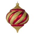 thumbnail image 1 of Winterland WL-ONION-150-TRAD 150 mm Onion Ornament Traditional Ornament Collection - Red & Gold, 1 of 1