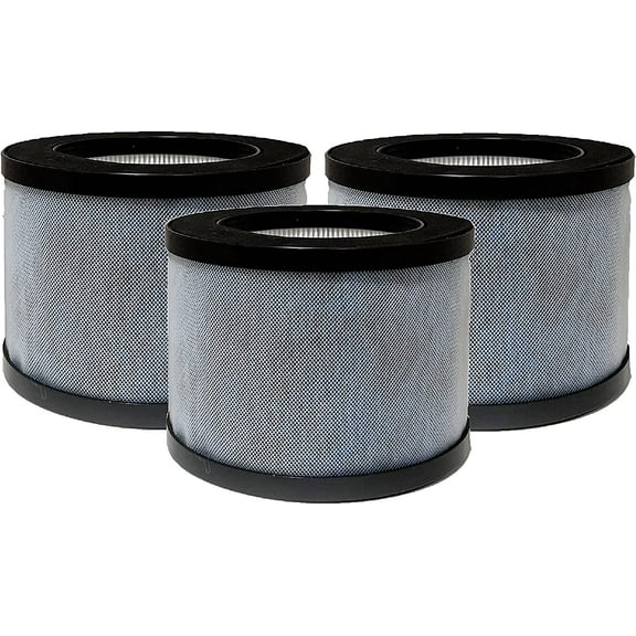 True HEPA Filter Replacement For AROEVE MK01 MK06 ALROCKET JH01 JH06 Air Purifier, Elechomes EPI081/ EP1081, Intelabe EPI080/ EP1080, Kloudi DH-JH01 DH-JH06, Pomoron MJ001H, 3 Packs