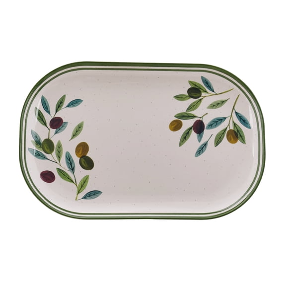Better Homes & Gardens Bamboo Melamine Tray Olive Finish