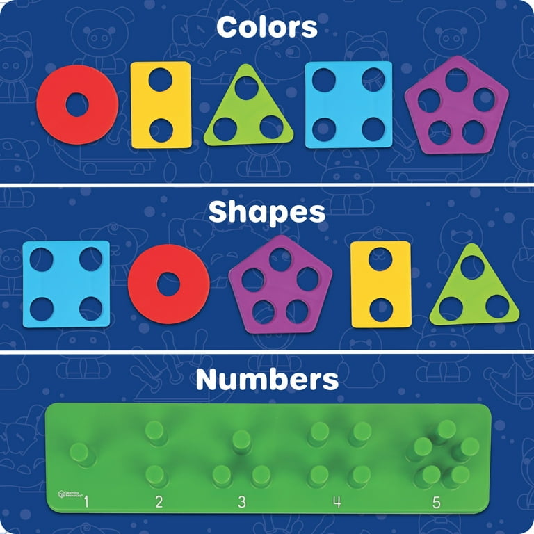 Learning Resources Stacking Shapes Garden, Toddler Sensory Table
