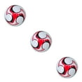 thumbnail image 3 of Guardoinrt Ballon de Soccer pour École Secondaire, Ballon de Soccer Élastique et Anti-Explosion avec Couture Fine, Ballons de Soccer en PVC Anti-corrosion 2 Rouges 3Ensemble, 3 of 6
