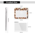 thumbnail image 3 of Cauagu Cat Paws for ID Badge Holder,Badge Holder with Windows Key Card Work Badge Sleeve for Office/ Factory/ID Credit Cards/Proximity Key Cards, 3 of 7