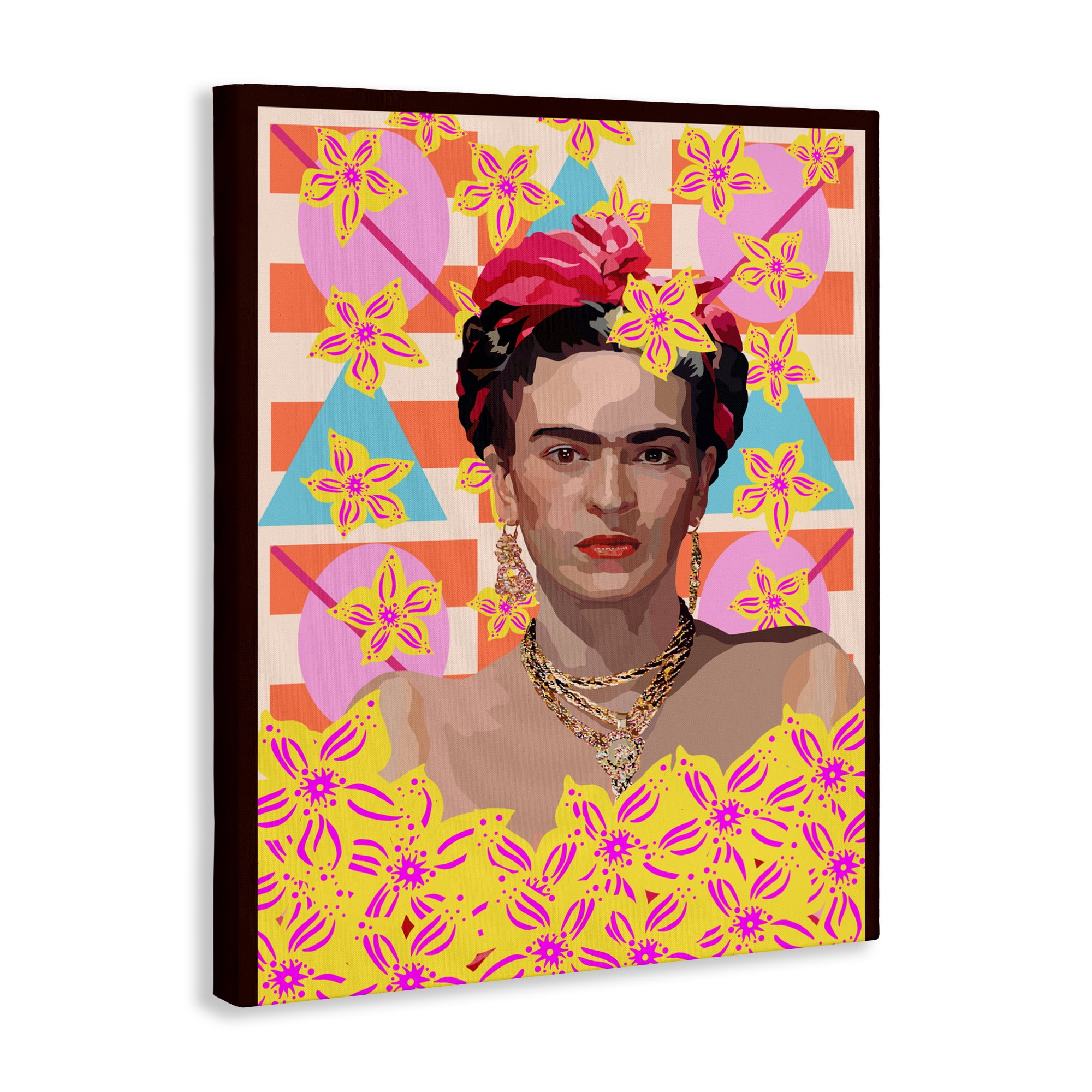 Frida's Floral Journey Canvas Wall Art, design by Lynnda Rakos