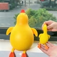 thumbnail image 4 of Large Duck Shaped Stress Ball, Slow Rising Stretchy Anxiety Relief Fidget Toy, Funny Squeeze Ball for Adults Teens, 4 of 6