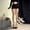 SKU00011-L-Brown, variant on Women Glossy Sheer Black Pantyhose, Stretch Silky Shiny Oil Finish Tights, Slimming Breathable Hosiery For Daily Nightclub Streetwear Outfits