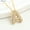 Big, variant on Chunky Gold Plated Cubic Zircon A-Z 26 Bubble Letter Pendant Necklace Initials Balloon Pendant Women Chain Jewelry in 2 Sizes Stylish and Elegant for 2024