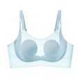 thumbnail image 2 of VISALY Wireless Seamless Jelly Minimizer Bra for Women Support Full‑Coverage Push Up Bralettes Non‑Padded Breathable Mesh No Underwire Underwear Plus Size Comfort Lifting No Show Bra Light Blue Xxl, 2 of 4