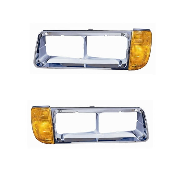 For Freightliner FLD Signal Lights Assembly 1989-2002 Pair Driver and Passenger Side | Conventional