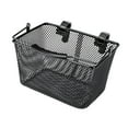 thumbnail image 2 of amleso Kids Bike Front Basket Front Basket Portable Detachable Front Handlebar Basket Storage Basket for Picnic Outdoor Boys Black, 2 of 9