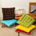 thumbnail image 6 of sruoe Seating Cushions, Seat Pads for Kitchen Chairs, Cushion Seat Pads, Chair Cushions, Square Thickened Soft Stool Cushion, Indoor Outdoor Seat Pad for Home, Dining, Office, 6 of 6