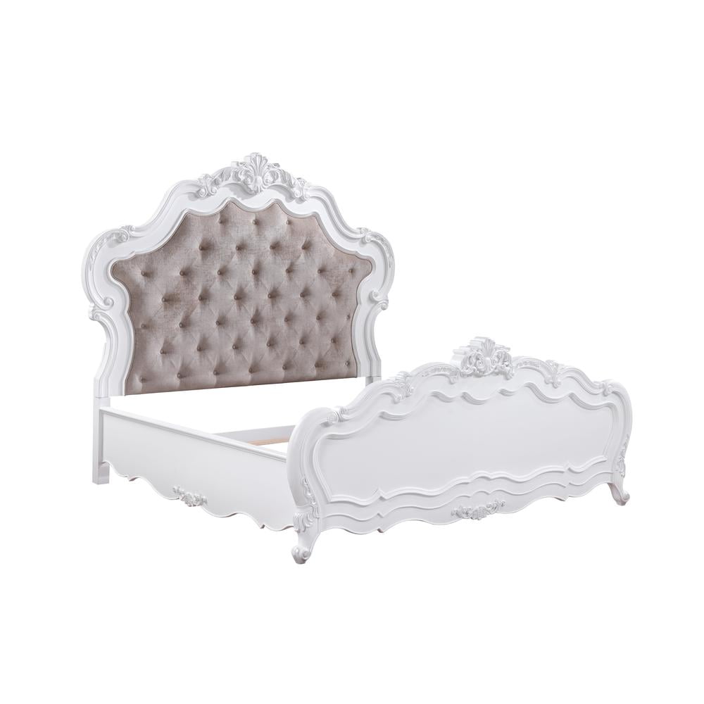 Acme Furniture Vendome Eastern King Size Synthetic Leather