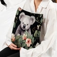 thumbnail image 6 of Koala Throw Pillow Covers Covers Set of 2, Velvet Cushion Case with Unique Patterns for Bed Pillows, 16x16 18x18 20x20 Inches,for Various Occasions, 6 of 6
