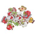 thumbnail image 4 of Art Craft Buttons,200pcs Cute Mix Sewing Christmas Mix Button Scrapbooking Decor Striking Appearance, 4 of 14