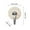 A,B,C,D, variant on ufeghfjh Vintage Corrugated Suction Cup Hook with Strong Adhesive, No-Drill Bathroom Towel Hanger for Wall Door, 7.9x5.8cm